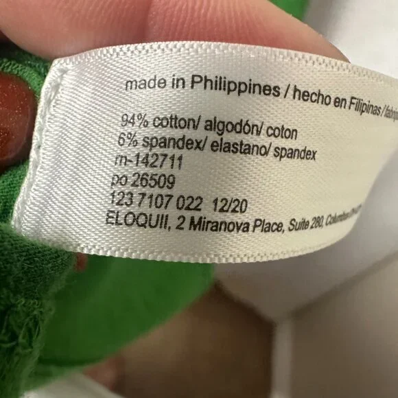 ELOQUII dress women 22 maxi faux wrap short sleeve Kelly Green cuffed sleeves - Picture 6 of 6